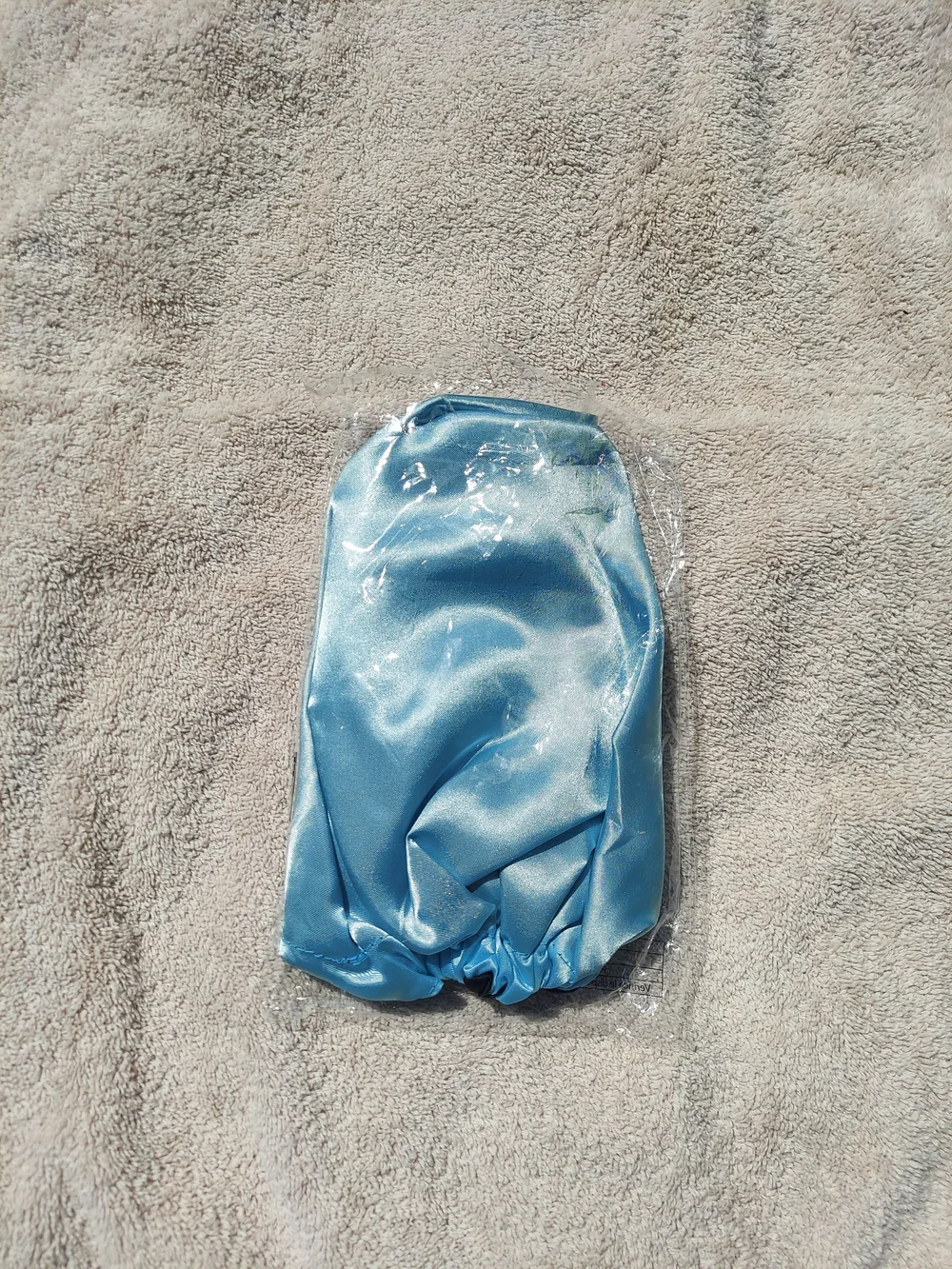 Light Blue Shower Cap OS NWT Casual Loungewear Travel Feminine Vacation